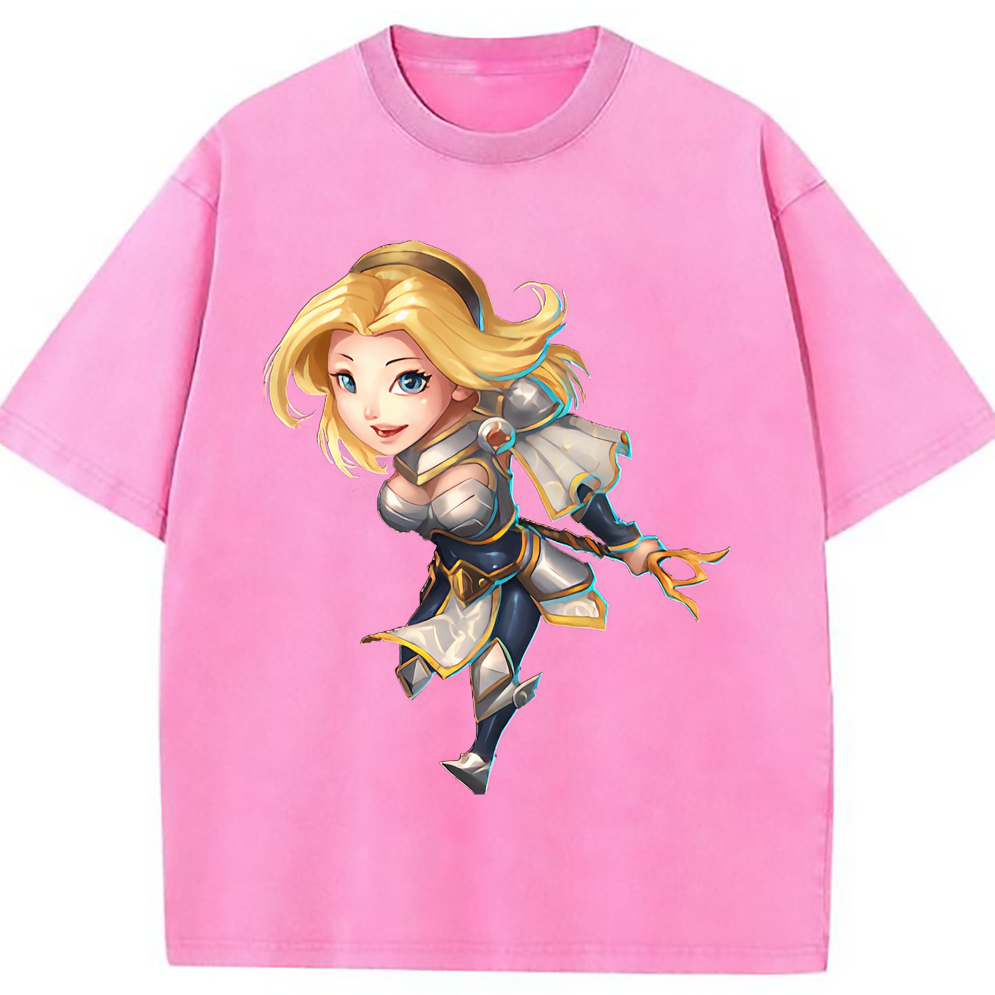（画像用） リーグ・オブ・レジェンド League of Legends LOL 綿100% ヴィンテージ風 半袖Tシャツ（フロントプリント）